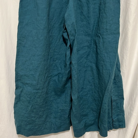 Athleta Size 6 Playa Linen Crop Wide Leg - Picture 4 of 13